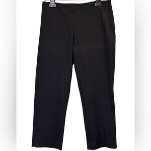 Womens Black Capri Midrise Dress Trousers Size Small (waist 29”)